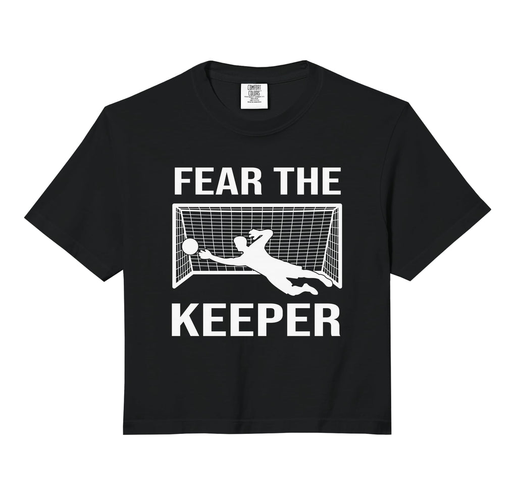 Fear Soccer Goal Keeper Funny Soccer T-Shirt - Minimalist Print for Adults - T-Shirt, Sweatshirt, Hoodie