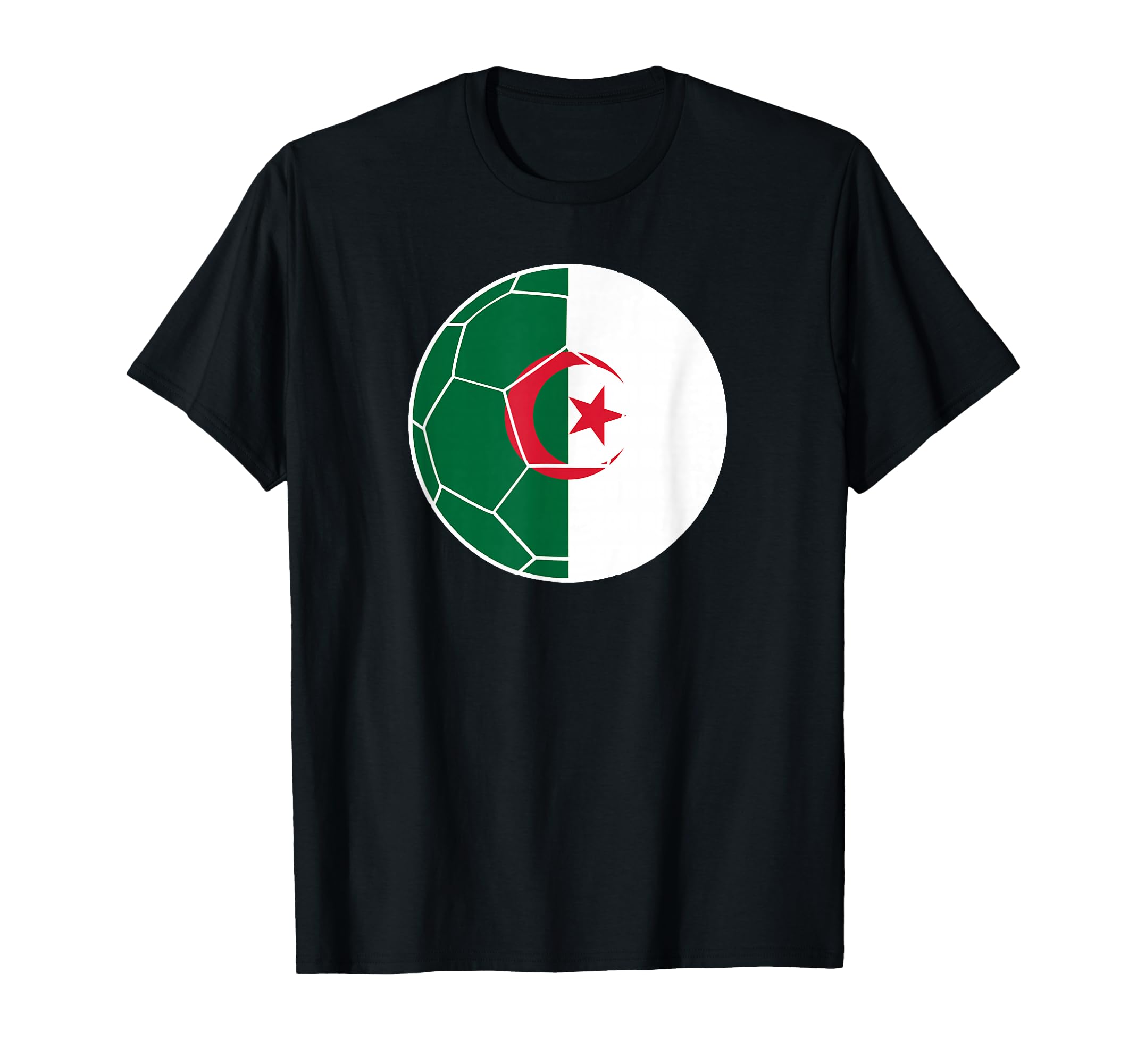 Algeria Flag Soccer Algeria Soccer T-Shirt - Aesthetic Graphic Unisex - T-Shirt, Sweatshirt, Hoodie