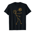 Soccer Stick Figure Soccer Player Funny T-Shirt - Streetwear Style Unisex - T-Shirt, Sweatshirt, Hoodie