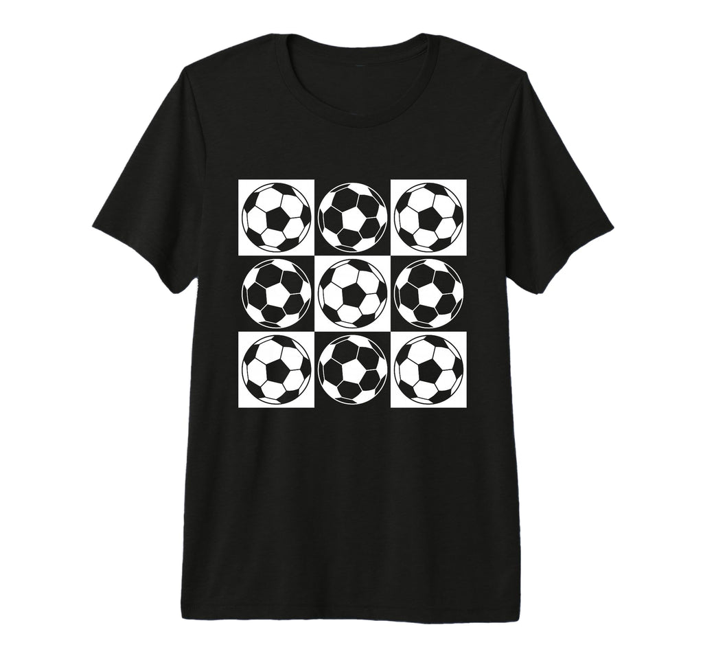 Soccer Football Grid Goalie Passion Soccer T-Shirt - Graphic Print Unisex - T-Shirt, Sweatshirt, Hoodie