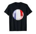 France Soccer Soccer Ball French Flag T-Shirt - Aesthetic Graphic Unisex - T-Shirt, Sweatshirt, Hoodie