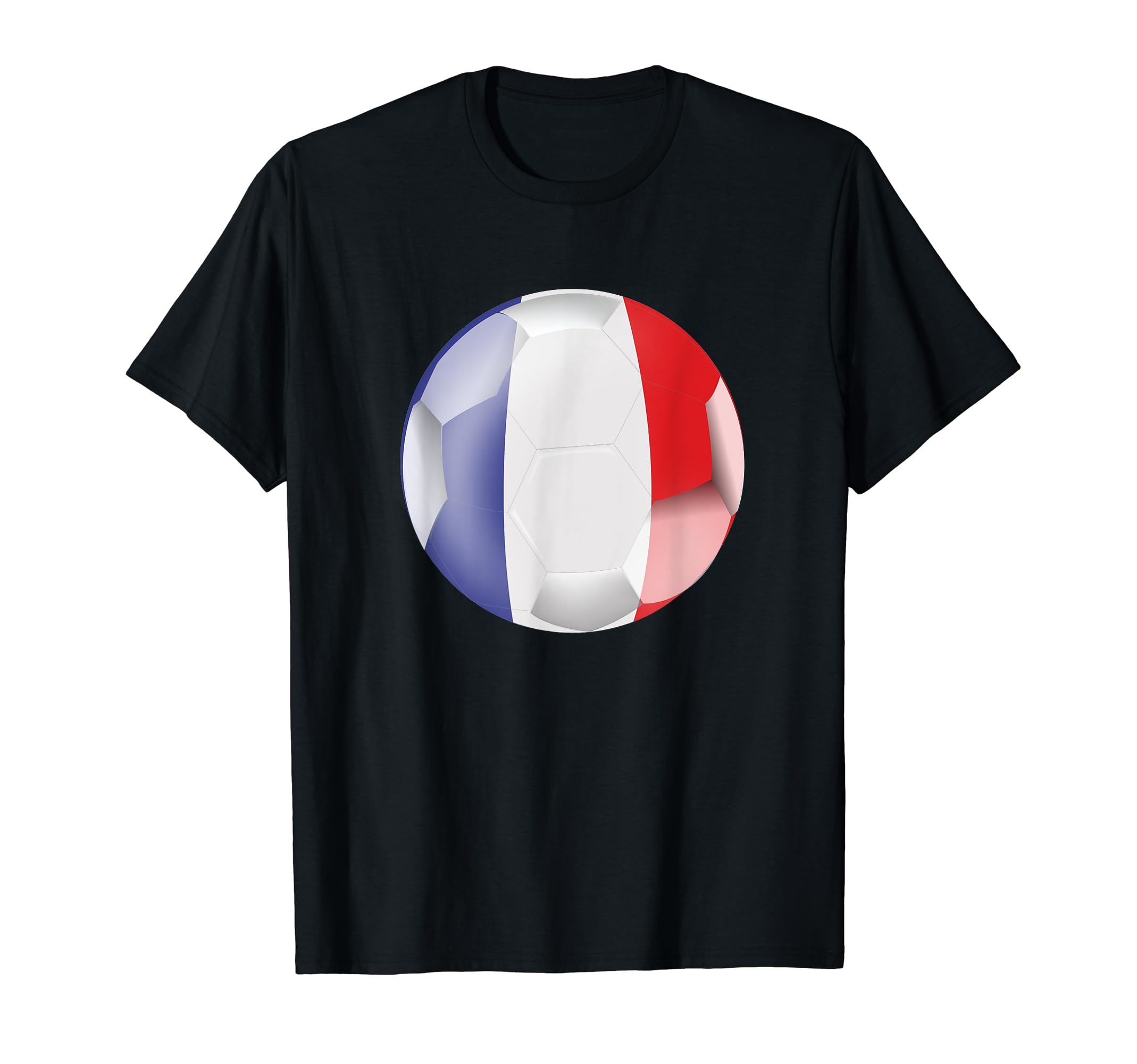 France Soccer Soccer Ball French Flag T-Shirt - Aesthetic Graphic Unisex - T-Shirt, Sweatshirt, Hoodie