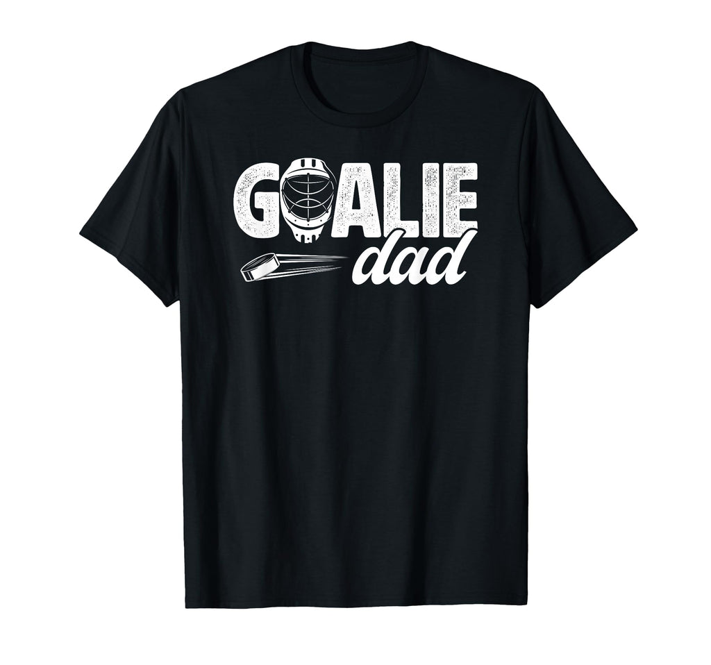 Ice Hockey Goalie Dad Hockey T-Shirt - Custom Art Print for Adults - T-Shirt, Sweatshirt, Hoodie