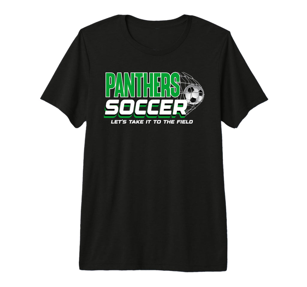Green Panthers Soccer Mom Game Day T-Shirt - Aesthetic Graphic Unisex - T-Shirt, Sweatshirt, Hoodie