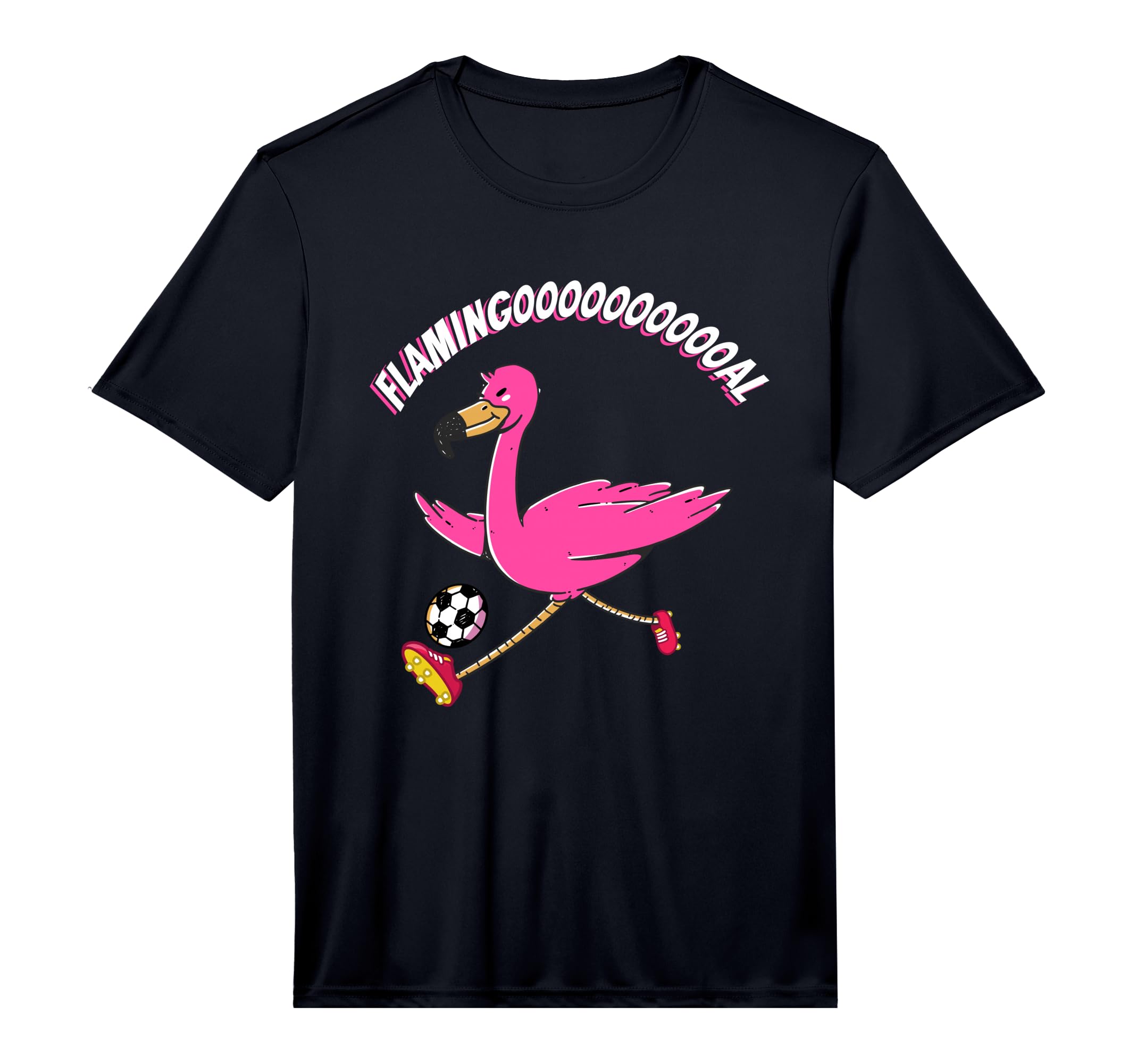 Flamingooooal Flamingo Or Soccer T-Shirt - Custom Art Print for Adults - T-Shirt, Sweatshirt, Hoodie