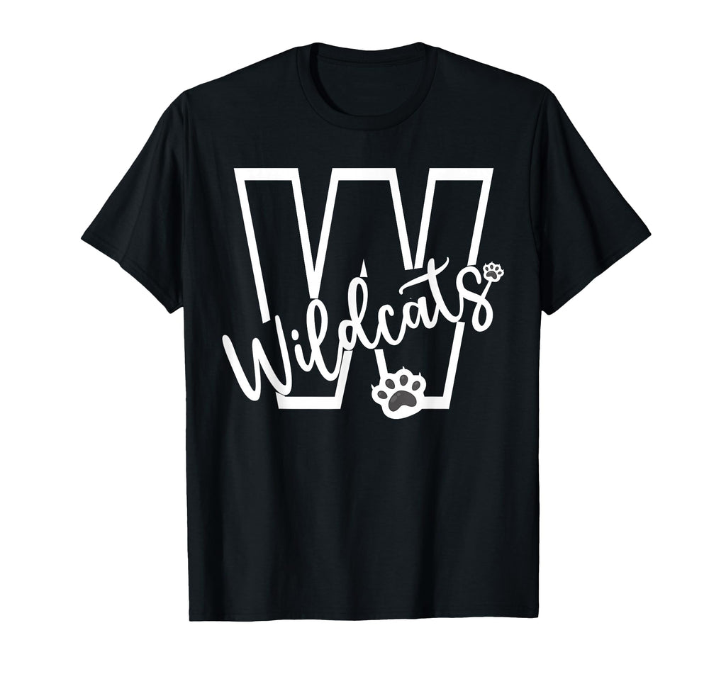 Wildcats School Sports Fan Team Spirit T-Shirt - Trendy Graphic Unisex - T-Shirt, Sweatshirt, Hoodie