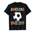 Awesome Since 2019 Soccer Player T-Shirt - Aesthetic Graphic for Adults - T-Shirt, Sweatshirt, Hoodie