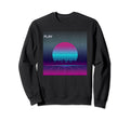 Outrun Landscape Sun Vaporwave Sweatshirt - Fun Novelty Design Unisex - T-Shirt, Sweatshirt, Hoodie
