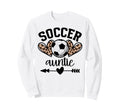 Soccer Auntie Womens Soccer Day Sweatshirt - Novelty Apparel for Adults - T-Shirt, Sweatshirt, Hoodie