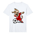 Dog Dabbing Soccer Tonga Jersey T-Shirt - Custom Art Print for Adults - T-Shirt, Sweatshirt, Hoodie