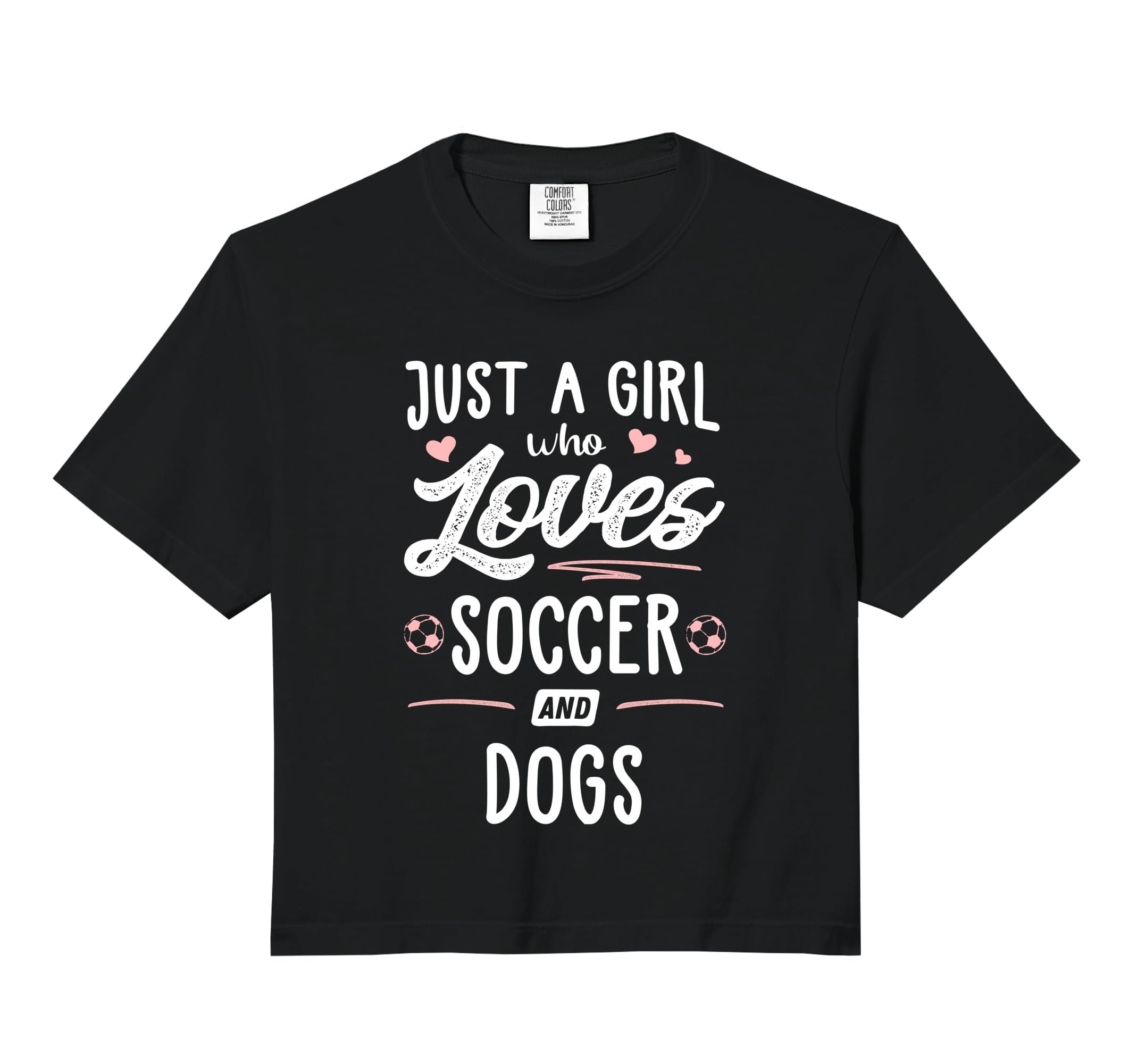Just Who Loves Soccer And Dogs Gift Comfort Hoodie - Trendy Graphic Unisex - T-Shirt, Sweatshirt, Hoodie