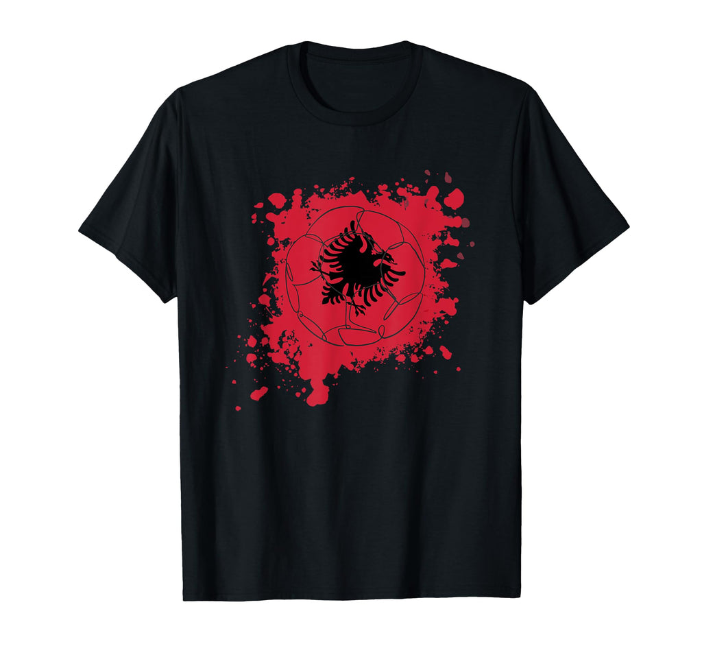 Soccer Ball Flag Albania Soccer T-Shirt - Streetwear Style Unisex - T-Shirt, Sweatshirt, Hoodie