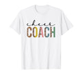 Cheer Coach Leopard Cheerleading Props T-Shirt - Minimalist Print Unisex - T-Shirt, Sweatshirt, Hoodie