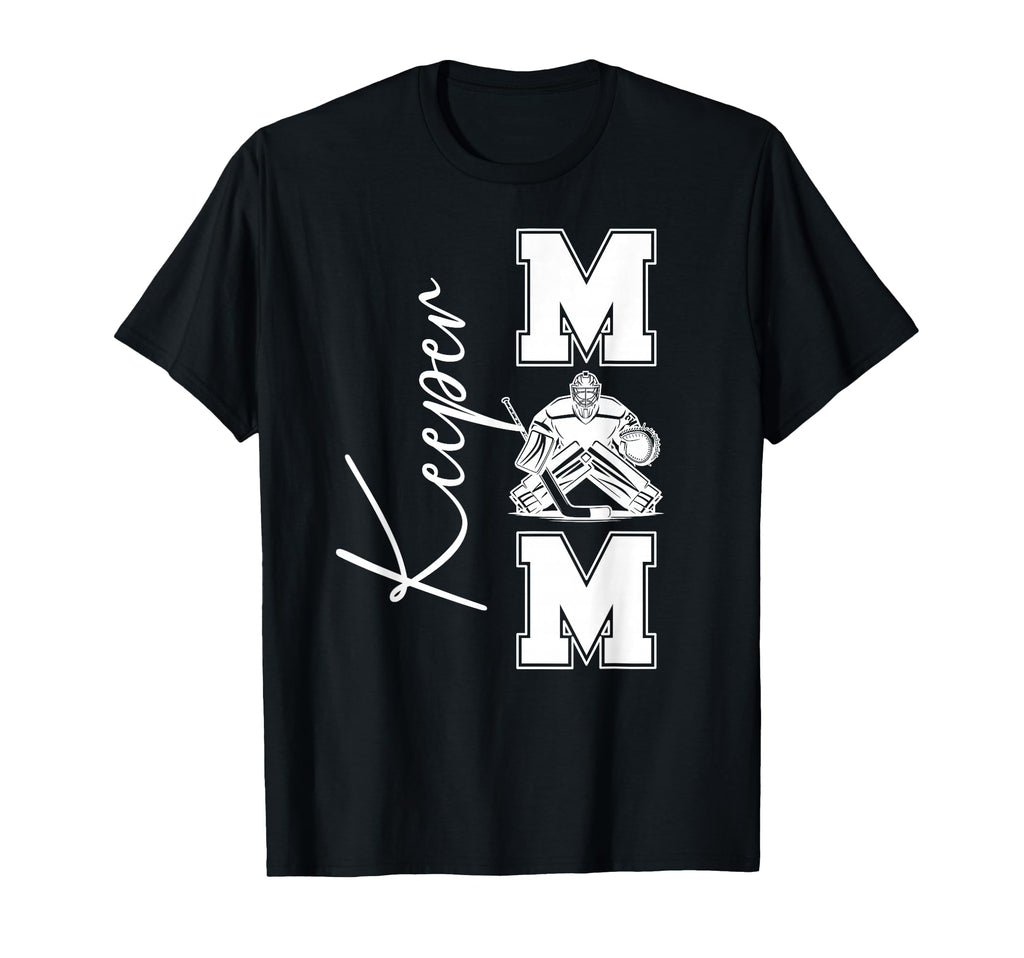 Hockey Keeper Mom Ice Hockey T-Shirt - Minimalist Print Men Women - T-Shirt, Sweatshirt, Hoodie