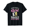 Skater Skates Roller Skating Wheels T-Shirt - Graphic Print Men Women - T-Shirt, Sweatshirt, Hoodie