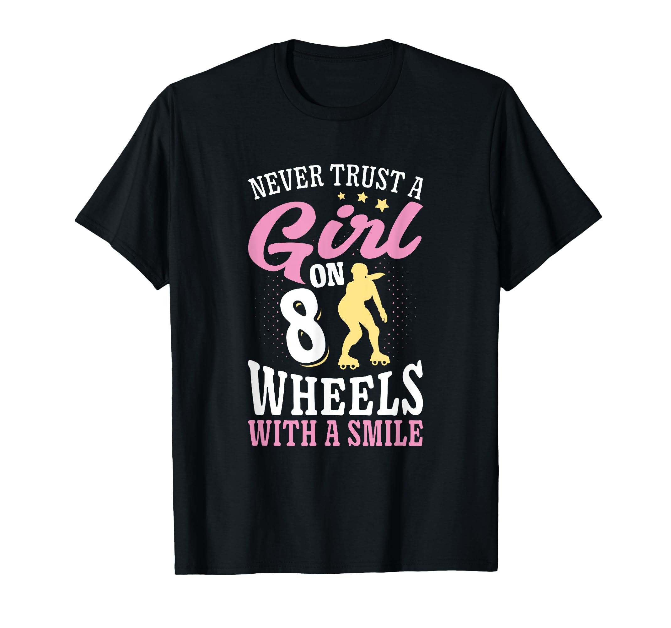 Skater Skates Roller Skating Wheels T-Shirt - Graphic Print Men Women - T-Shirt, Sweatshirt, Hoodie