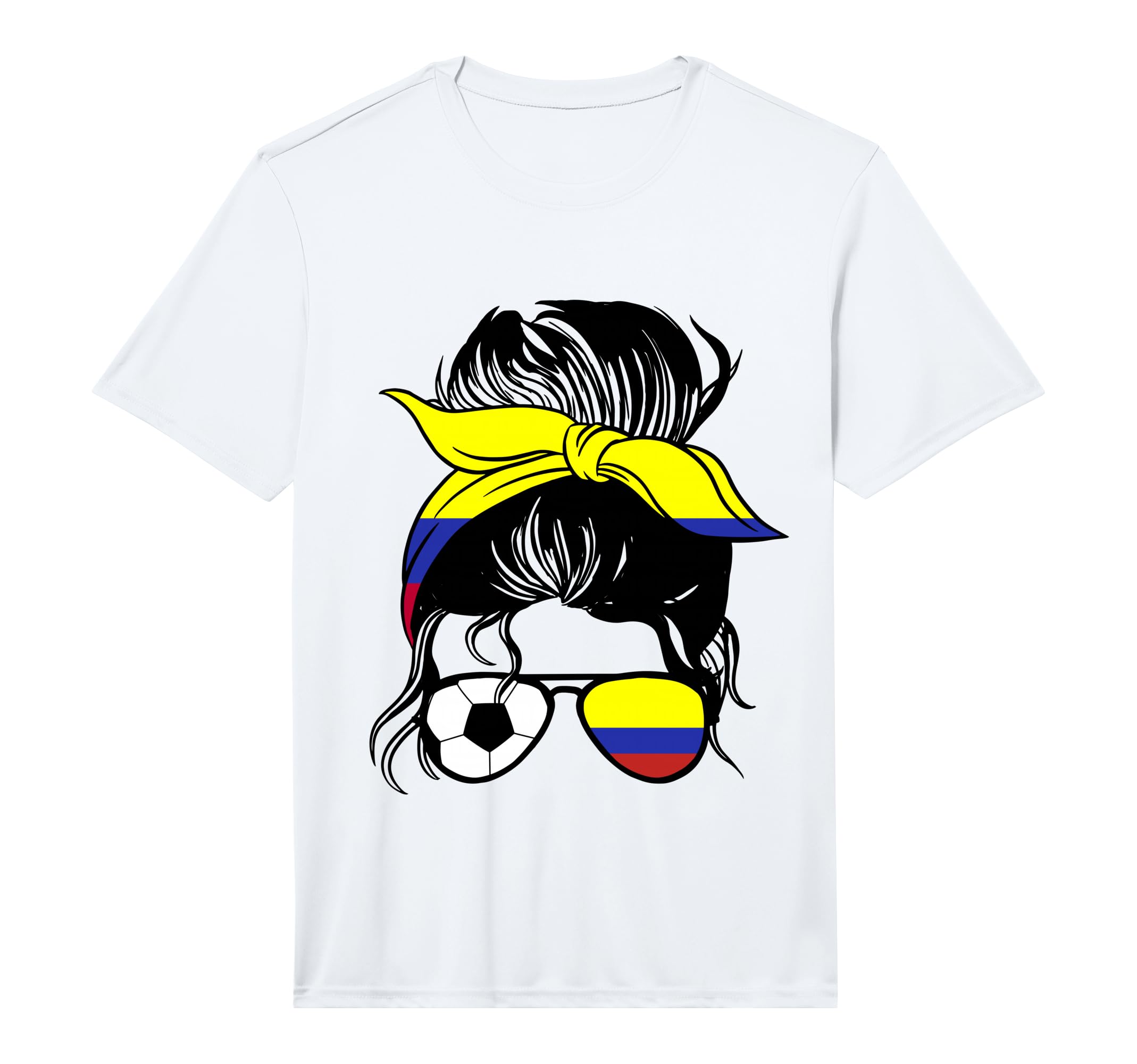 Colombian Soccer Mom Mothers Day T-Shirt - Graphic Print Men Women - T-Shirt, Sweatshirt, Hoodie