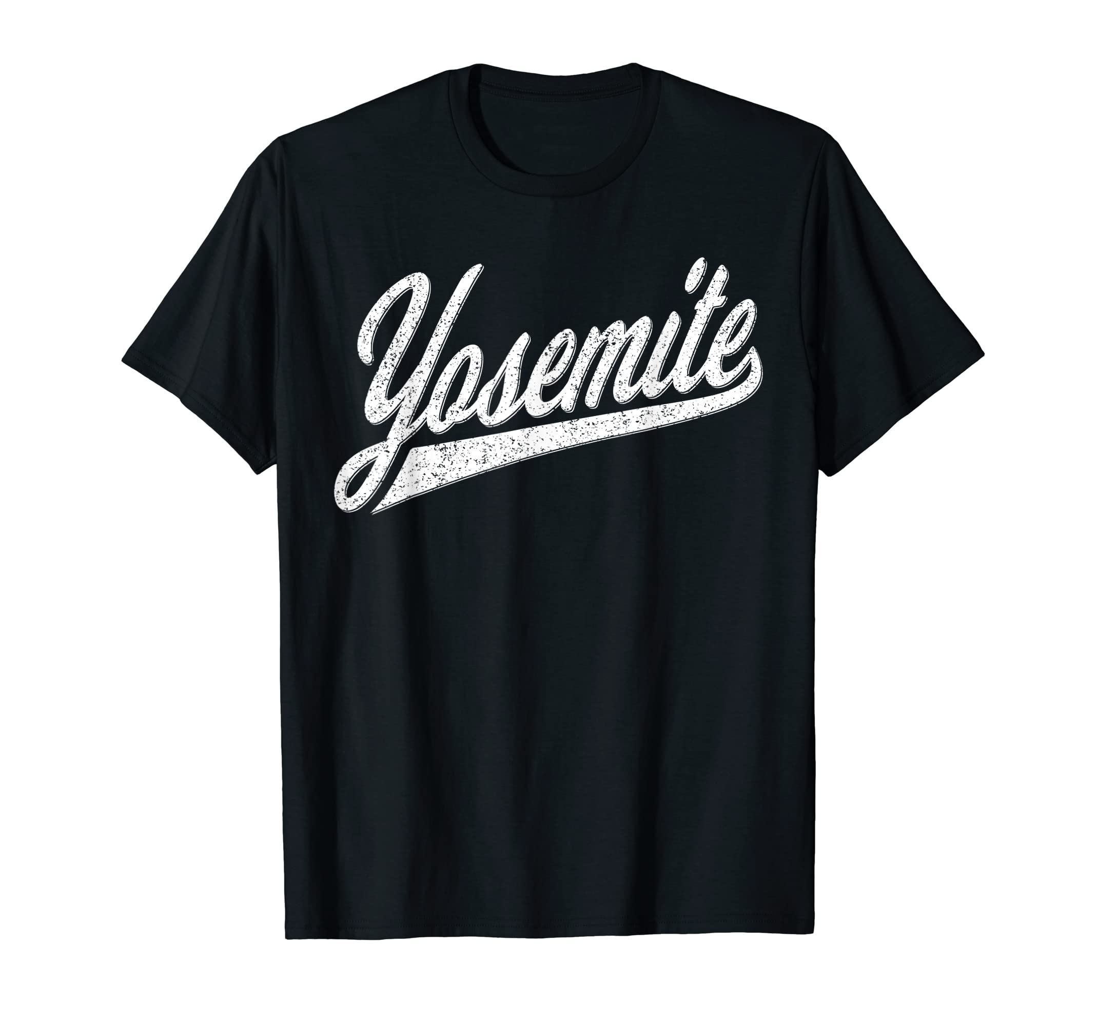 Yosemite National Park Varsity T-Shirt - Minimalist Print for Adults - T-Shirt, Sweatshirt, Hoodie