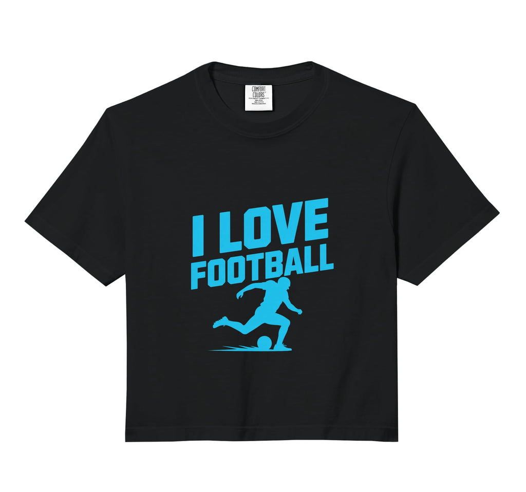 I Love Football Soccer Player Passion Hoodie - Trendy Graphic for Adults - T-Shirt, Sweatshirt, Hoodie