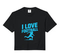 I Love Football Soccer Player Passion Hoodie - Trendy Graphic for Adults - T-Shirt, Sweatshirt, Hoodie