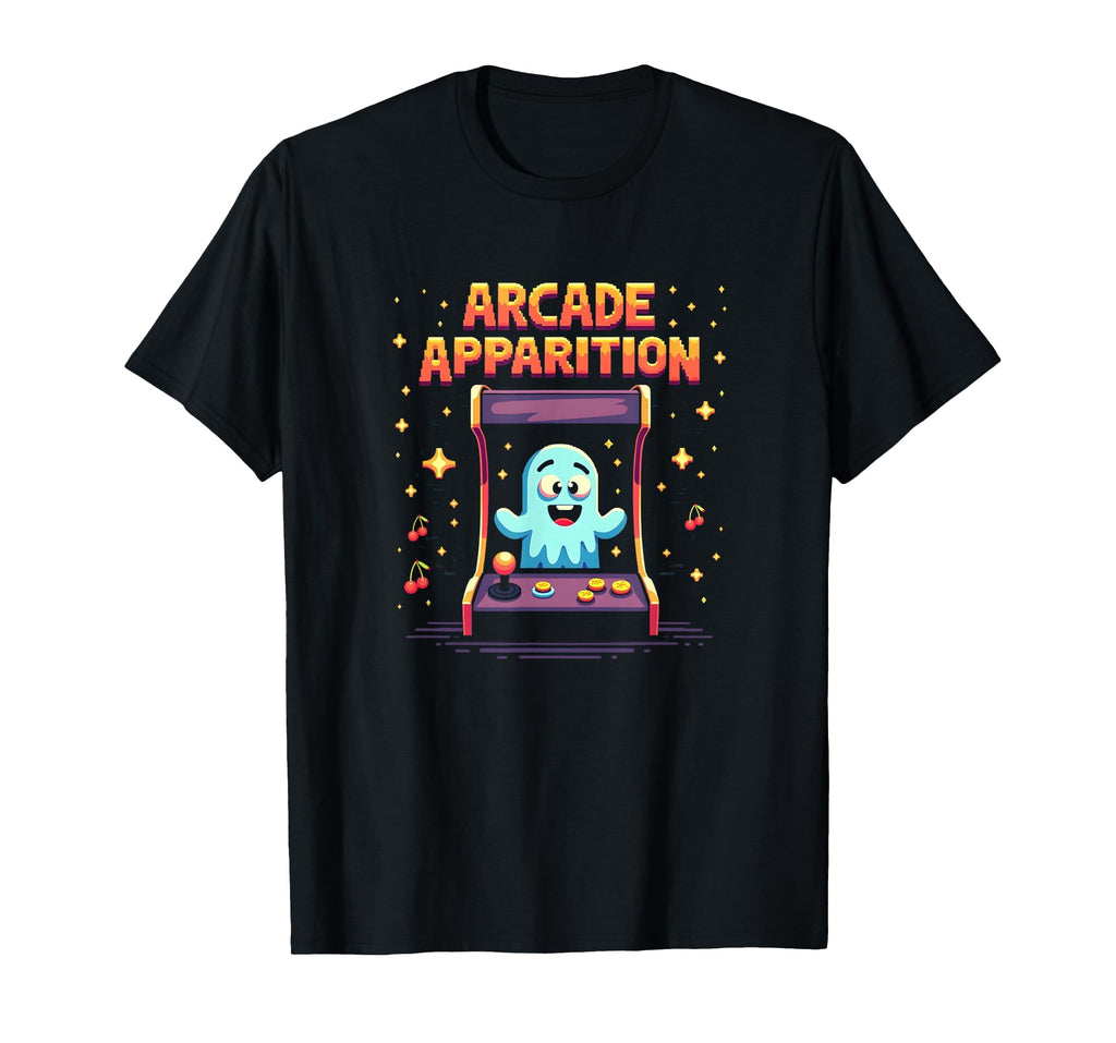 Halloween Arcade Apparition Ghost T-Shirt - Minimalist Print Unisex - T-Shirt, Sweatshirt, Hoodie
