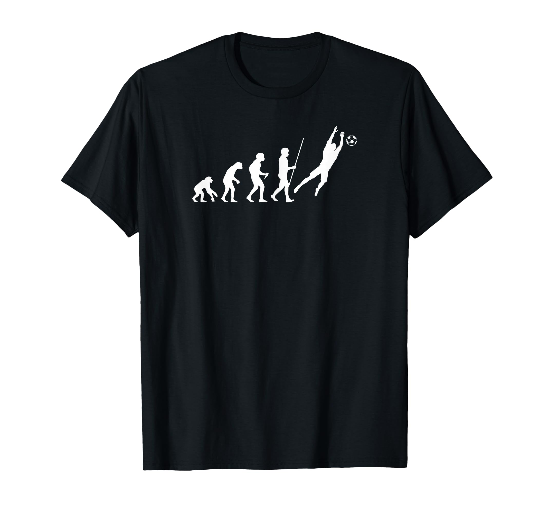 Goalkeeper Evolution Soccer Goalie T-Shirt - Custom Art Print Men Women - T-Shirt, Sweatshirt, Hoodie
