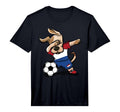 Dog Dabbing Soccer Netherlands T-Shirt - Casual Everyday Wear for Adults - T-Shirt, Sweatshirt, Hoodie