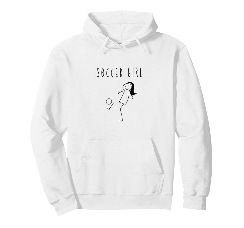 Soccer Stick Figure Player Footballer Hoodie - Streetwear Style for Adults - T-Shirt, Sweatshirt, Hoodie