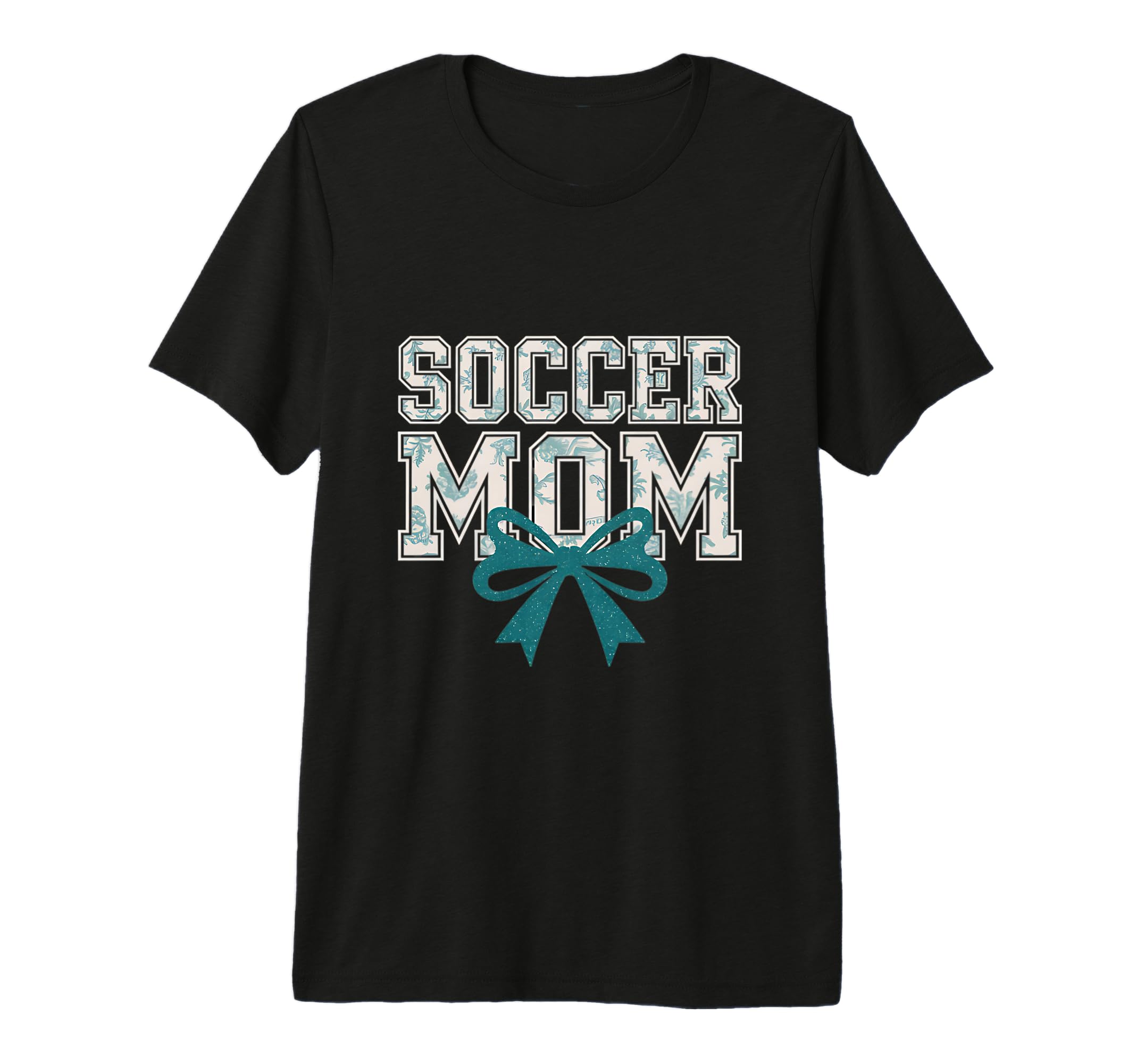 Soccer Mom Coquette Bow Mothers T-Shirt - Fun Novelty Design for Adults - T-Shirt, Sweatshirt, Hoodie
