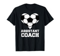 Assistant Soccer Coach Heart Funny T-Shirt - Streetwear Style Unisex - T-Shirt, Sweatshirt, Hoodie