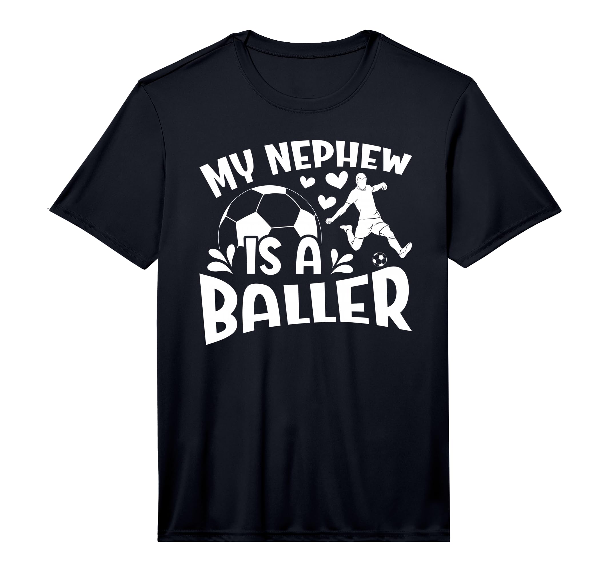 Mens My Nephew Is Baller Soccer Aunt T-Shirt - Streetwear Style Unisex - T-Shirt, Sweatshirt, Hoodie