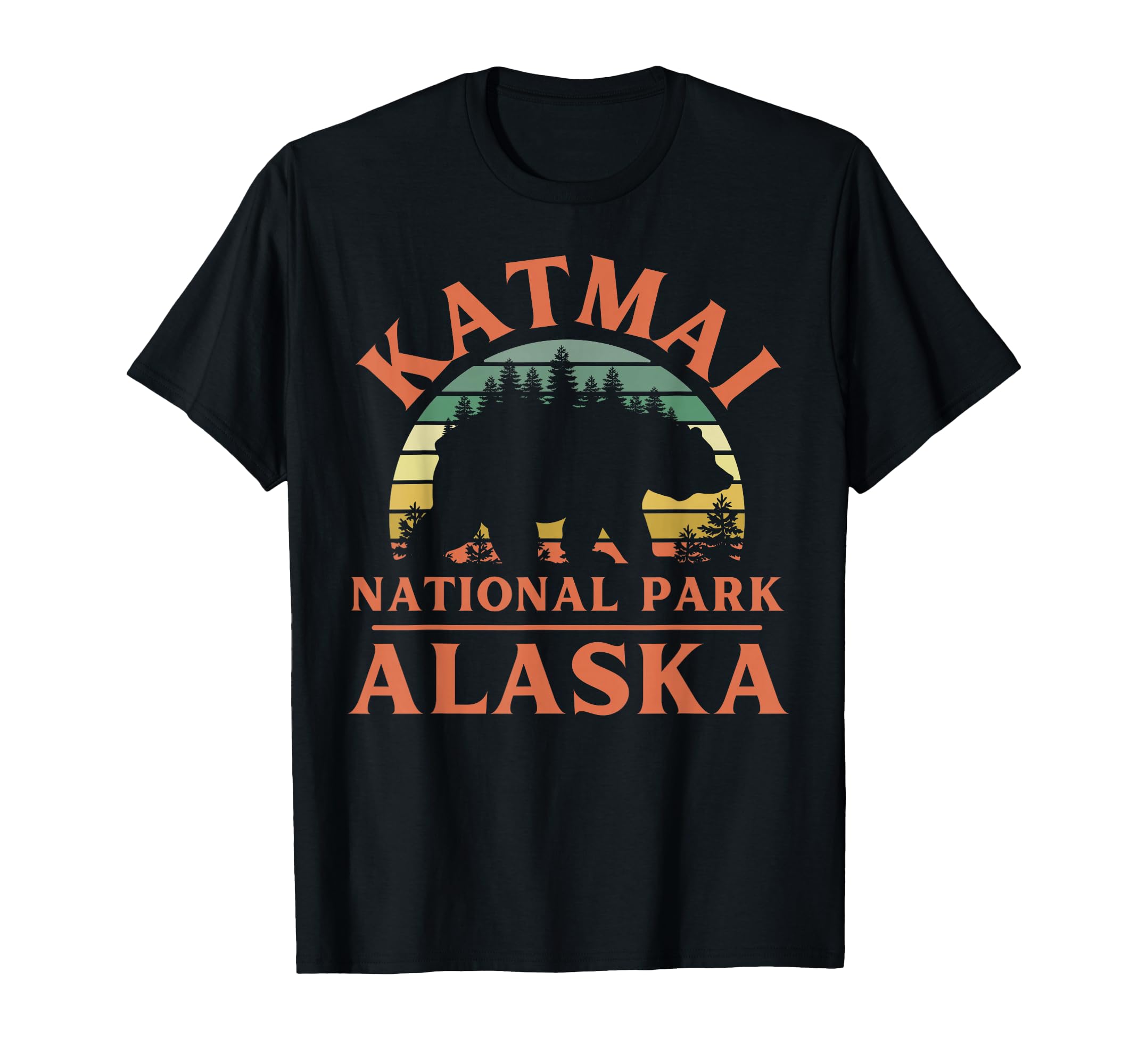 Katmai National Park Alaska Usa Outdoor Hoodie - Custom Art Print Men Women - T-Shirt, Sweatshirt, Hoodie