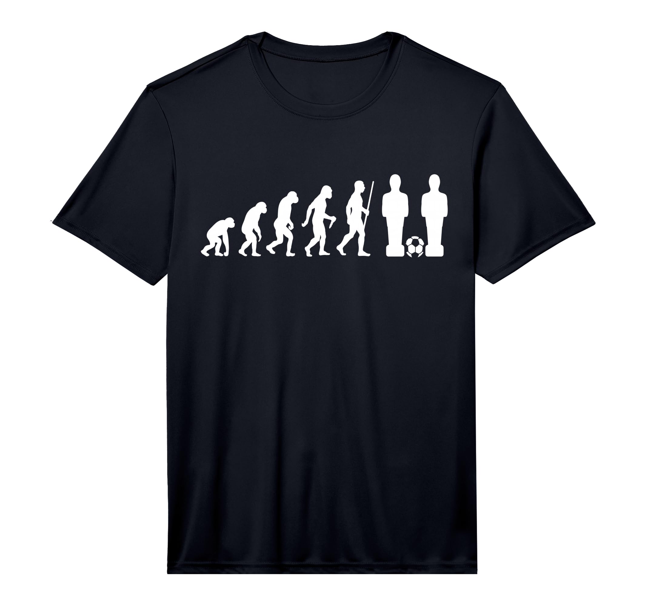 Foosball Evolution Football Table Soccer T-Shirt - Graphic Print Men Women - T-Shirt, Sweatshirt, Hoodie