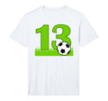 13Th Birthday Soccer 13 Years Old T-Shirt - Graphic Print Men Women - T-Shirt, Sweatshirt, Hoodie