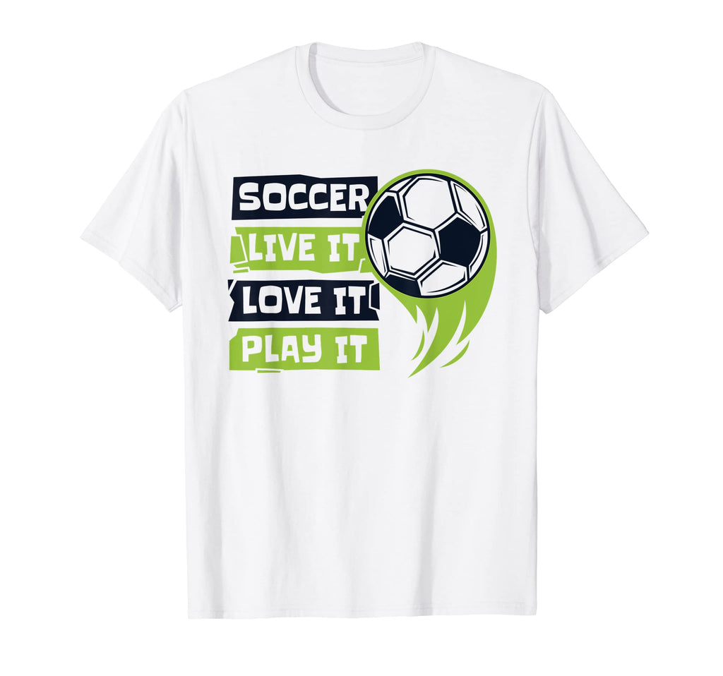 Live It Love It Play It Goal Keeper T-Shirt - Custom Art Print Men Women - T-Shirt, Sweatshirt, Hoodie
