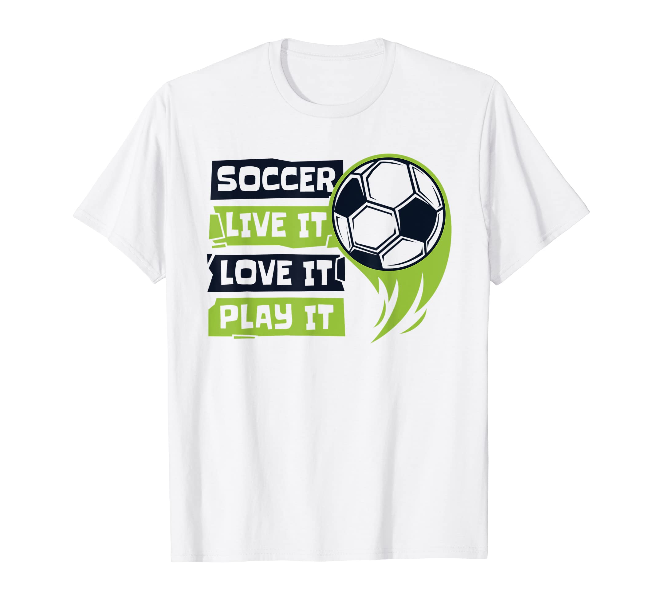 Live It Love It Play It Goal Keeper T-Shirt - Custom Art Print Men Women - T-Shirt, Sweatshirt, Hoodie