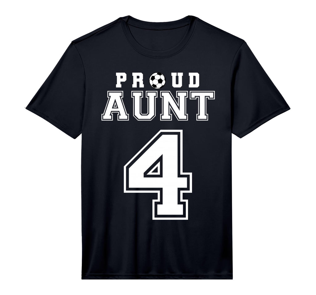 Number 4 Custom Proud Soccer Futbol T-Shirt - Custom Art Print Men Women - T-Shirt, Sweatshirt, Hoodie
