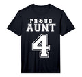 Number 4 Custom Proud Soccer Futbol T-Shirt - Custom Art Print Men Women - T-Shirt, Sweatshirt, Hoodie