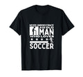 Soccer Never Underestimate Old Who Loves T-Shirt - Minimalist Print Unisex - T-Shirt, Sweatshirt, Hoodie