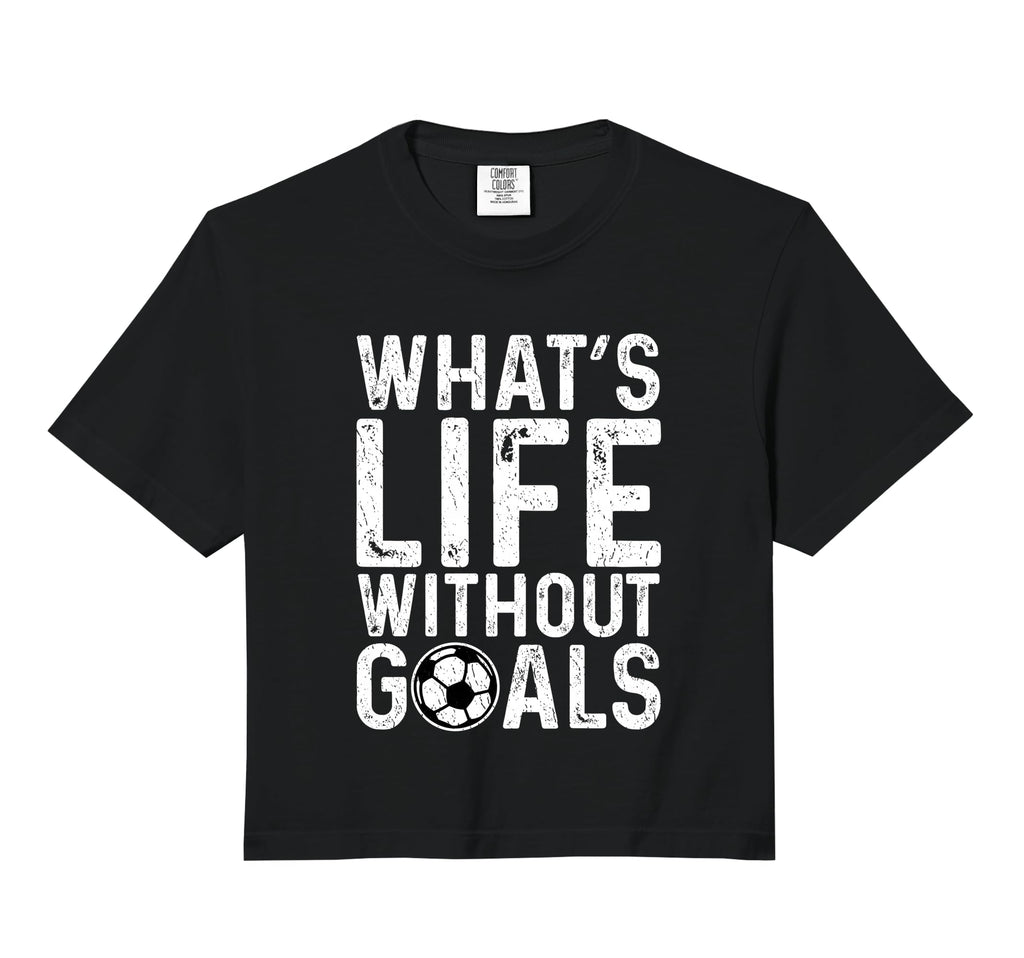 Whats Life Without Goals Soccer Fan Hoodie - Unique Graphic for Adults - T-Shirt, Sweatshirt, Hoodie