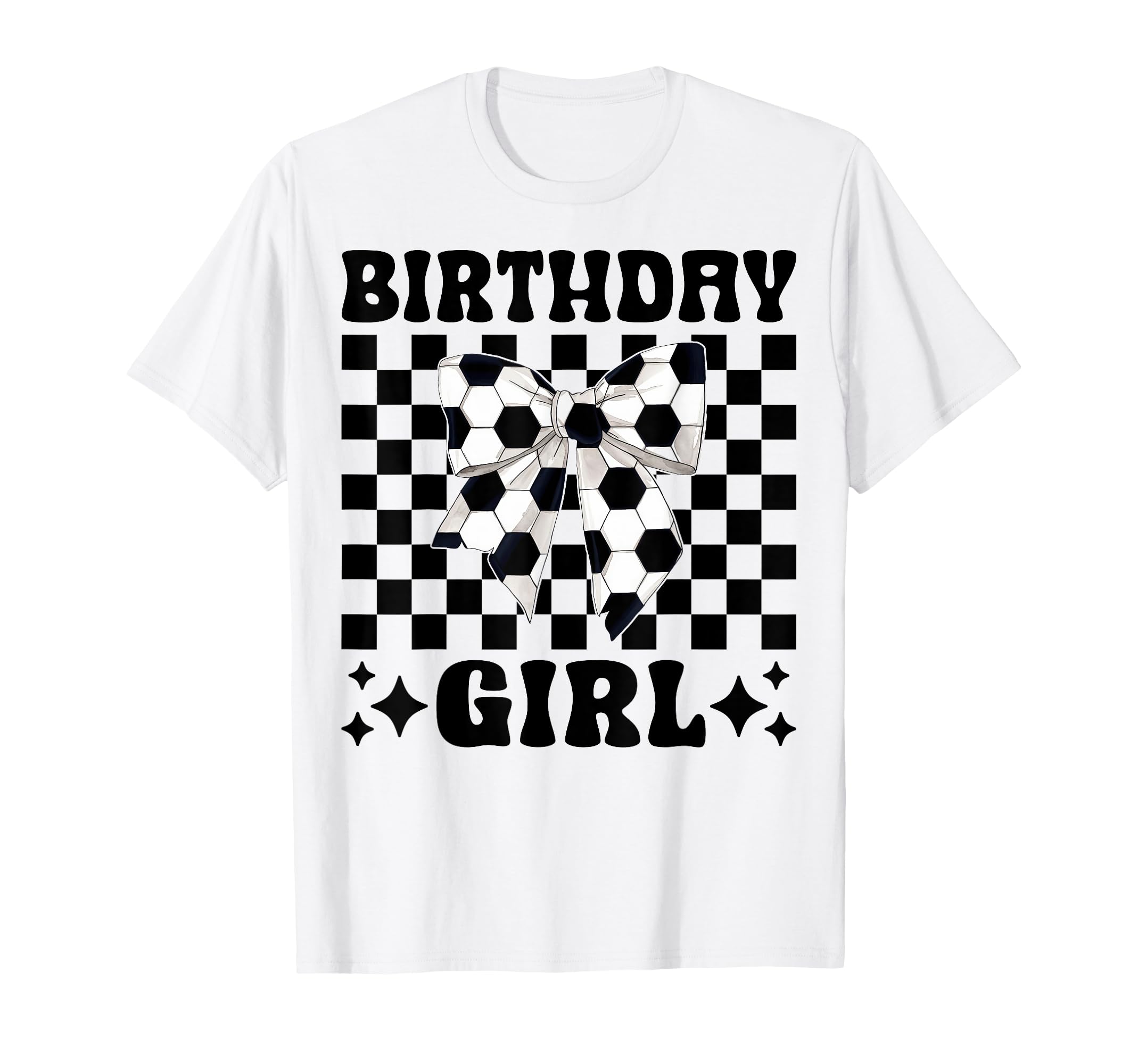 Birthday Soccer Coquette Bow T-Shirt - Trendy Graphic for Adults - T-Shirt, Sweatshirt, Hoodie