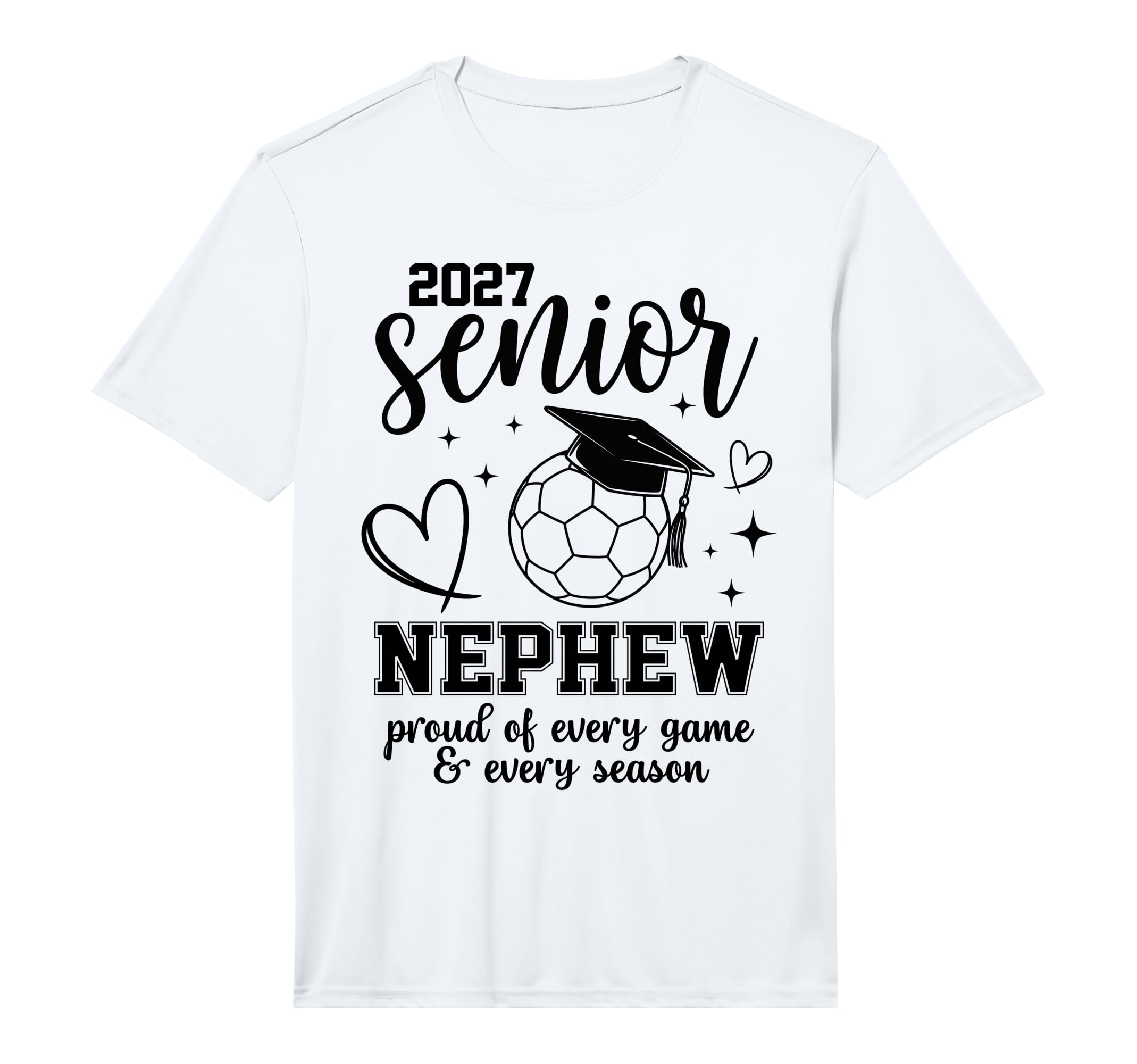 2027 Senior Soccer Nephew Proud Family T-Shirt - Unique Graphic for Adults - T-Shirt, Sweatshirt, Hoodie
