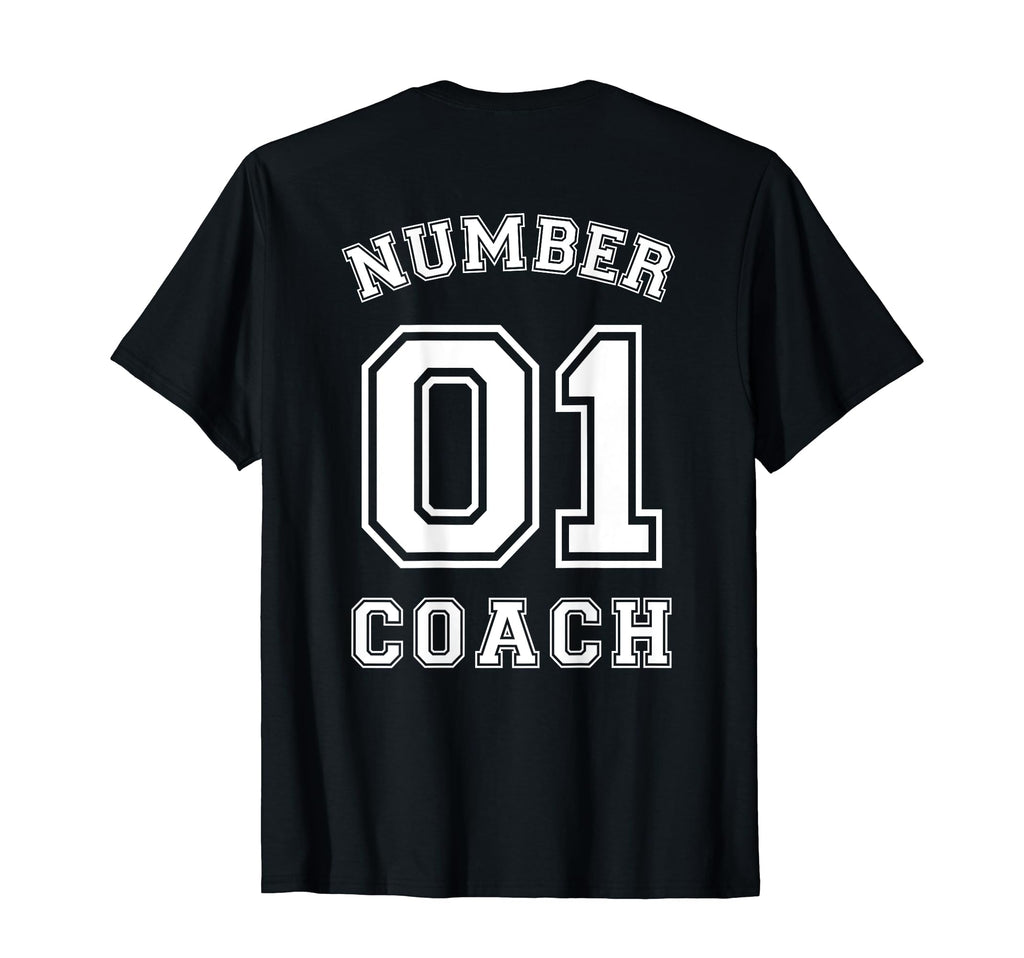 Number 1 Coach Sports Jersey T-Shirt - Novelty Apparel Men Women - T-Shirt, Sweatshirt, Hoodie