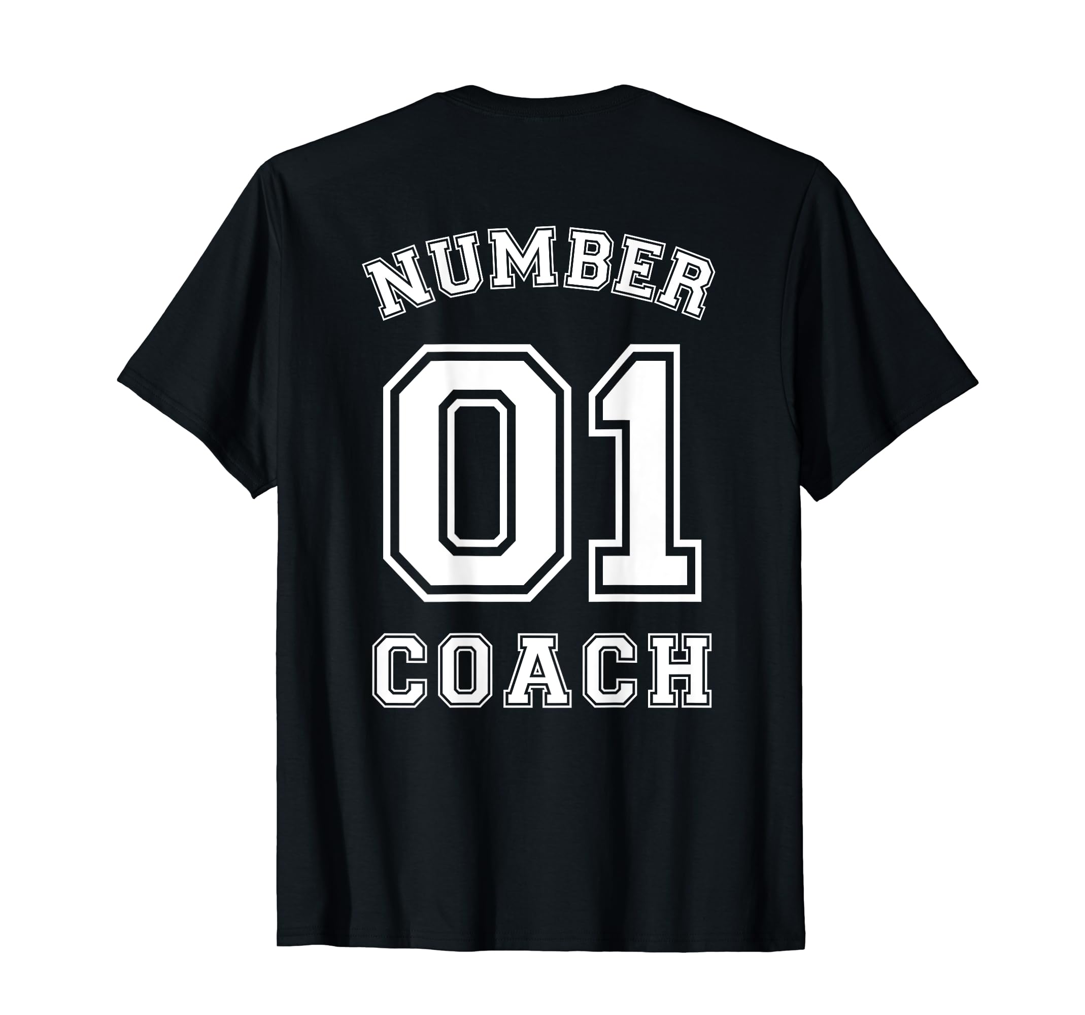 Number 1 Coach Sports Jersey T-Shirt - Novelty Apparel Men Women - T-Shirt, Sweatshirt, Hoodie