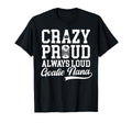 Crazy Proud Hockey Goalie Nana Hockey T-Shirt - Trendy Graphic Men Women - T-Shirt, Sweatshirt, Hoodie