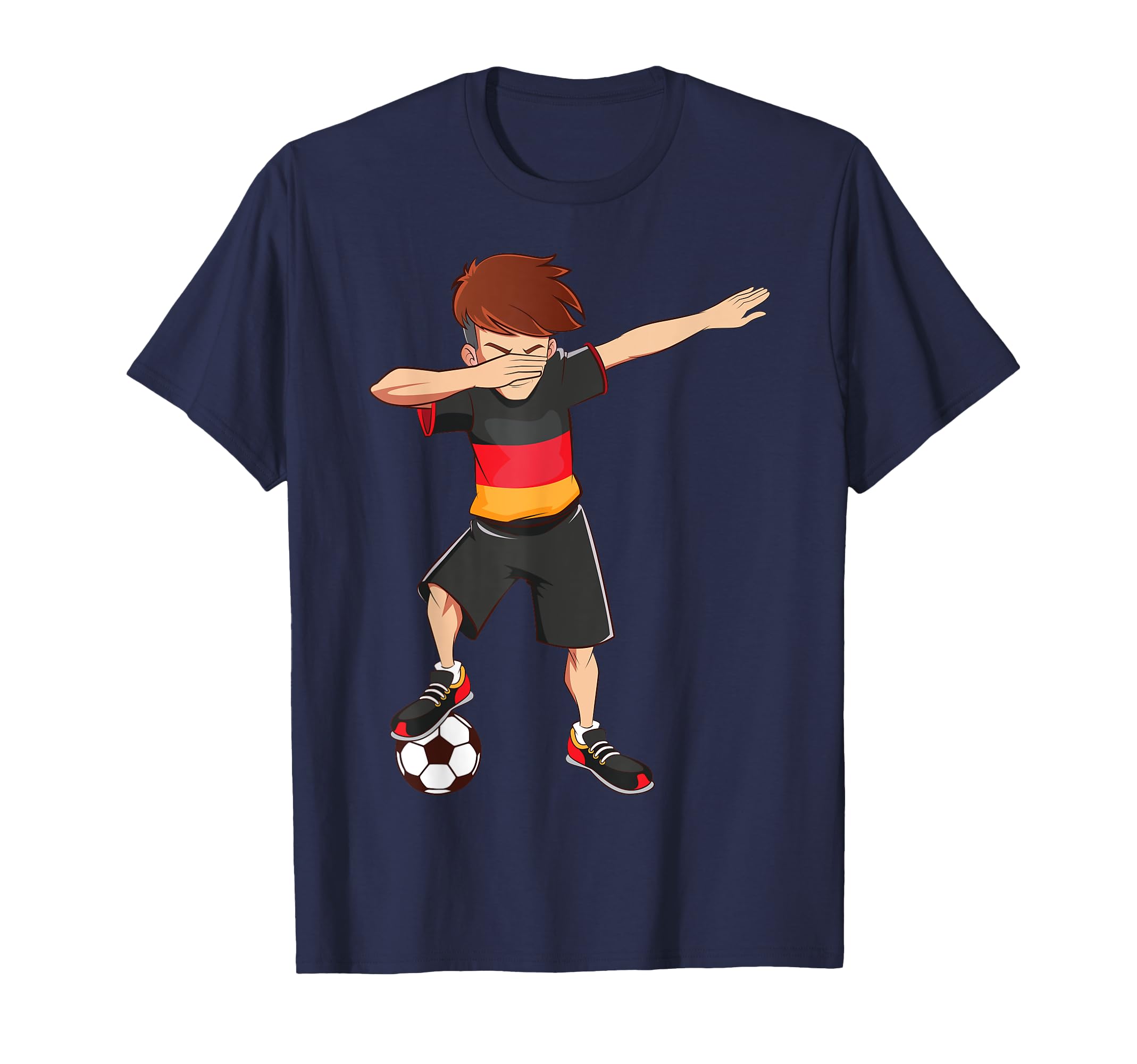 Dabbing Soccer Germany Football Dab T-Shirt - Novelty Apparel for Adults - T-Shirt, Sweatshirt, Hoodie