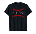 6 4 3 2 Baseball Math Softball Game T-Shirt - Casual Everyday Wear Unisex - T-Shirt, Sweatshirt, Hoodie