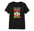 Just Who Loves Jesus And Soccer T-Shirt - Aesthetic Graphic Men Women - T-Shirt, Sweatshirt, Hoodie