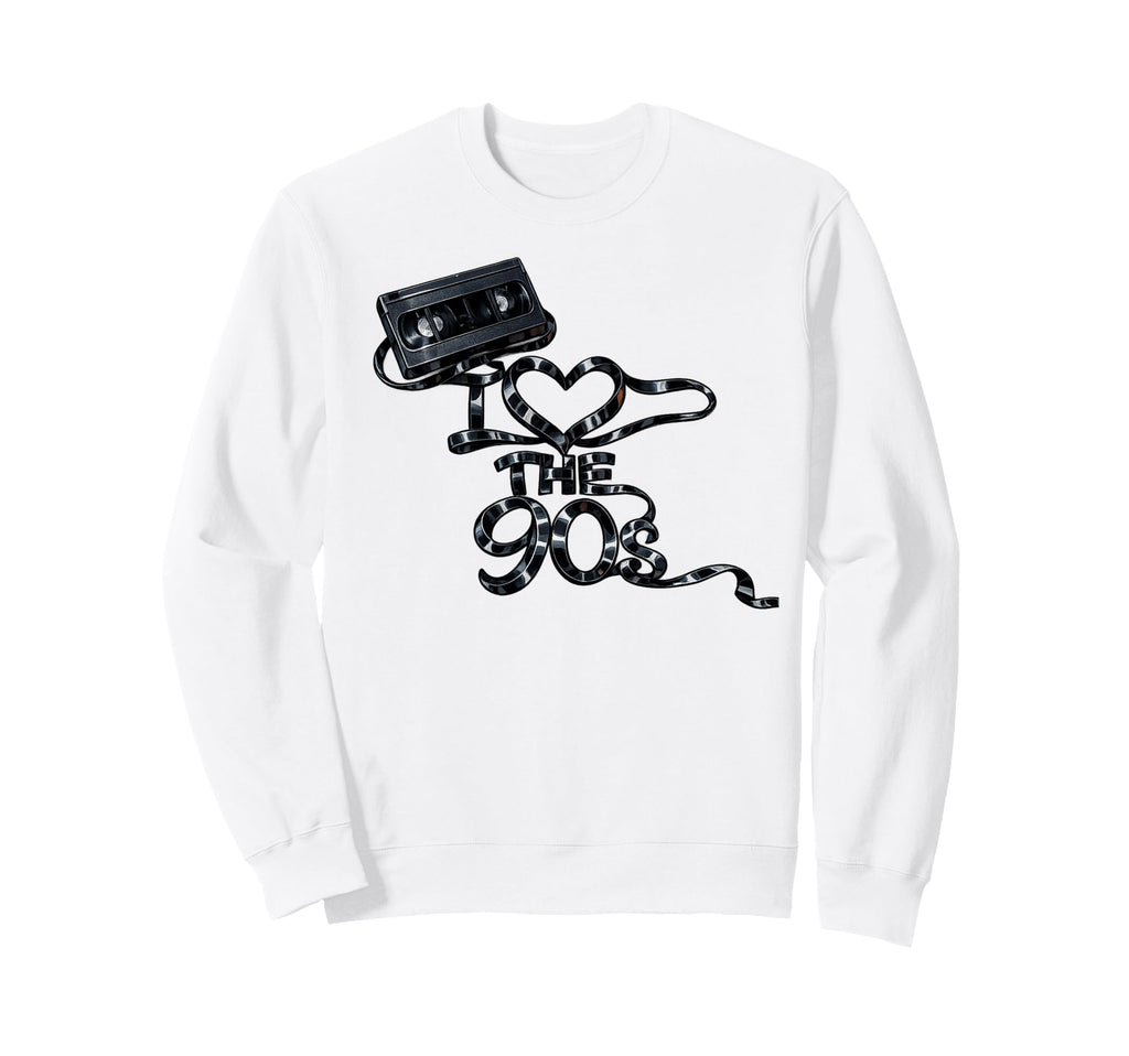 I Heart 90S Movie Store Rent Sweatshirt - Trendy Graphic Men Women - T-Shirt, Sweatshirt, Hoodie