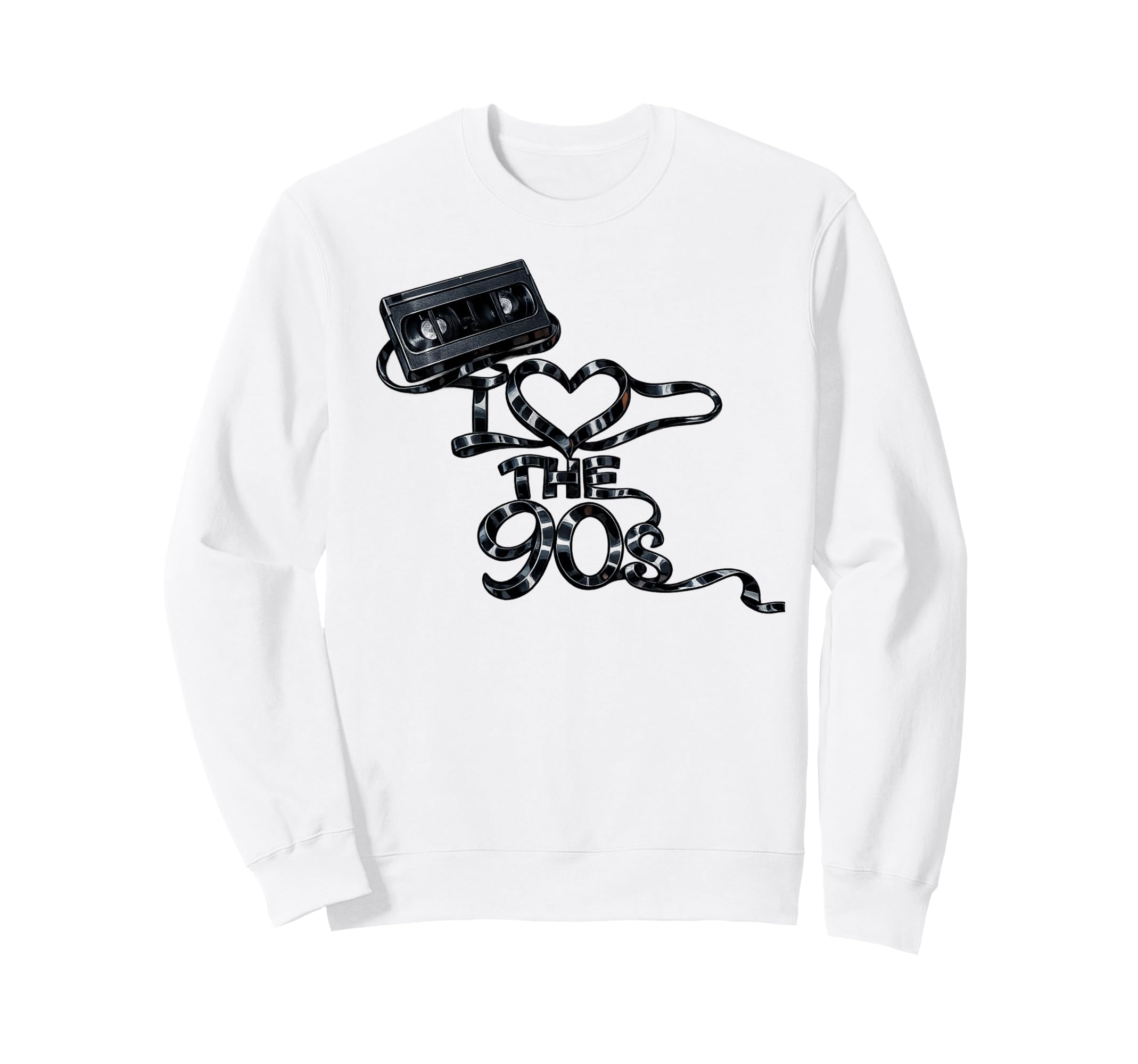 I Heart 90S Movie Store Rent Sweatshirt - Trendy Graphic Men Women - T-Shirt, Sweatshirt, Hoodie